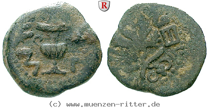 Klicken Sie auf das Bild um es auf Ihrem Rechner zu speichern judaea--1-juedischer-krieg-prutah/64291.jpg