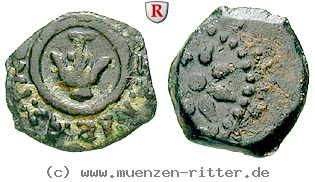 Klicken Sie auf das Bild um es auf Ihrem Rechner zu speichern judaea--hasmonaeer-alexander-iannaeus-lepton/54964.jpg