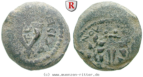 Klicken Sie auf das Bild um es auf Ihrem Rechner zu speichern judaea--hasmonaeer-mattathias-antigonos-bronze/30607.jpg