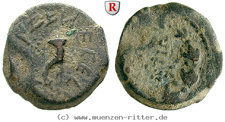 Klicken Sie auf das Bild um es auf Ihrem Rechner zu speichern judaea--hasmonaeer-mattathias-antigonos-bronze/91058.jpg