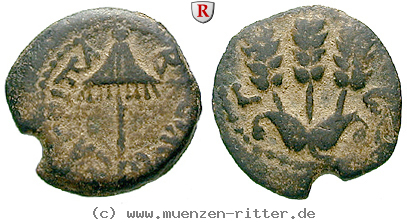 Klicken Sie auf das Bild um es auf Ihrem Rechner zu speichern judaea--herodianer-agrippa-i-prutah/60554.jpg