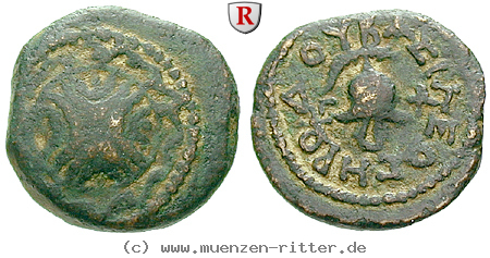 Klicken Sie auf das Bild um es auf Ihrem Rechner zu speichern judaea--herodianer-herodes-der-grosse-prutah/50614.jpg