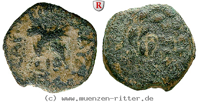 Klicken Sie auf das Bild um es auf Ihrem Rechner zu speichern judaea--prokuratoren-antonius-felix-prutah/60310.jpg