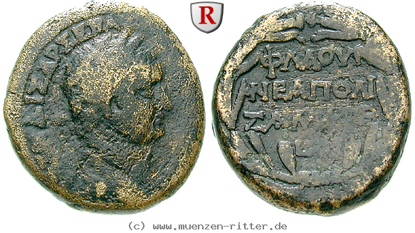 Klicken Sie auf das Bild um es auf Ihrem Rechner zu speichern judaea-domitianus-bronze/64807.jpg