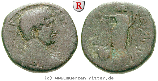 Klicken Sie auf das Bild um es auf Ihrem Rechner zu speichern judaea-hadrianus-bronze/52838.jpg