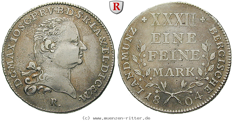Klicken Sie auf das Bild um es auf Ihrem Rechner zu speichern juelich-kleve-berg-maximilian-joseph-von-bayern-reichstaler/73174.jpg