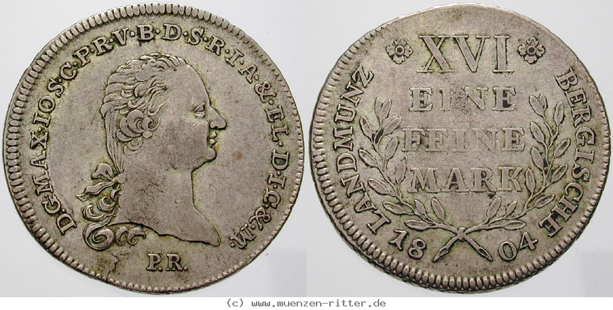 Klicken Sie auf das Bild um es auf Ihrem Rechner zu speichern juelich-kleve-berg-maximilian-joseph-von-bayern-reichstaler/eadt6302.jpg