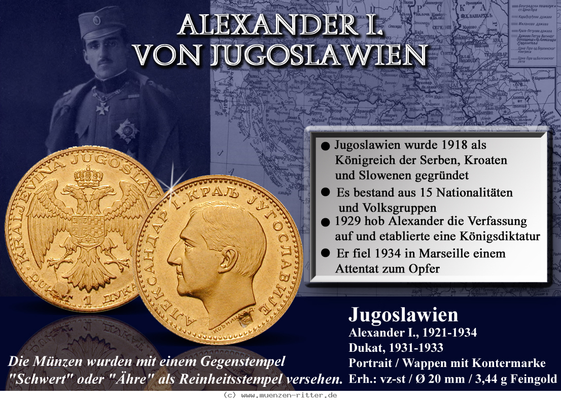 Klicken Sie auf das Bild um es auf Ihrem Rechner zu speichern jugoslawien-alexander-i-dukat/ag1358~angebot.jpg