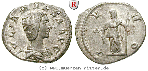Klicken Sie auf das Bild um es auf Ihrem Rechner zu speichern julia-maesa-grossmutter-des-elagabal-denar/40338.jpg