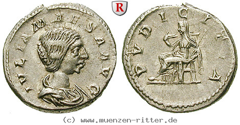 Klicken Sie auf das Bild um es auf Ihrem Rechner zu speichern julia-maesa-grossmutter-des-elagabal-denar/57497.jpg