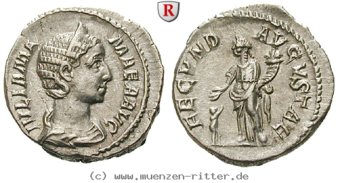 Klicken Sie auf das Bild um es auf Ihrem Rechner zu speichern julia-mamaea-mutter-des-severus-alexander-denar/36525.jpg