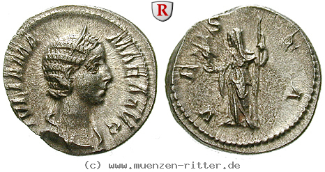 Klicken Sie auf das Bild um es auf Ihrem Rechner zu speichern julia-mamaea-mutter-des-severus-alexander-denar/62369.jpg