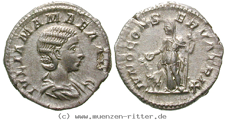 Klicken Sie auf das Bild um es auf Ihrem Rechner zu speichern julia-mamaea-mutter-des-severus-alexander-denar/erom5237.jpg