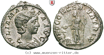 Klicken Sie auf das Bild um es auf Ihrem Rechner zu speichern julia-mamaea-mutter-des-severus-alexander-denar/erom6161.jpg