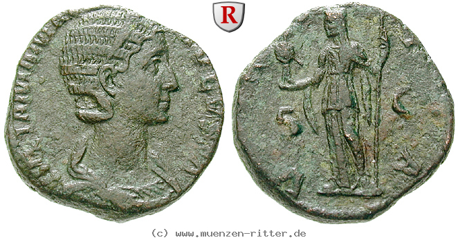 Klicken Sie auf das Bild um es auf Ihrem Rechner zu speichern julia-mamaea-mutter-des-severus-alexander-sesterz/50169.jpg