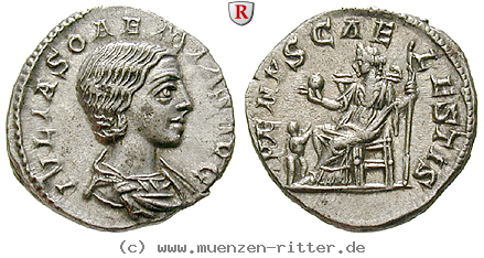 Klicken Sie auf das Bild um es auf Ihrem Rechner zu speichern julia-soaemias-mutter-des-elagabal-denar/102166.jpg