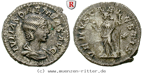 Klicken Sie auf das Bild um es auf Ihrem Rechner zu speichern julia-soaemias-mutter-des-elagabal-denar/15019.jpg