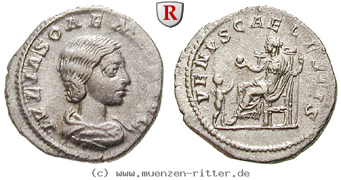 Klicken Sie auf das Bild um es auf Ihrem Rechner zu speichern julia-soaemias-mutter-des-elagabal-denar/25050.jpg