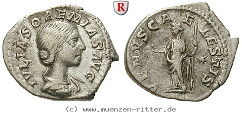 Klicken Sie auf das Bild um es auf Ihrem Rechner zu speichern julia-soaemias-mutter-des-elagabal-denar/29523.jpg