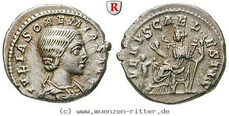 Klicken Sie auf das Bild um es auf Ihrem Rechner zu speichern julia-soaemias-mutter-des-elagabal-denar/86384.jpg