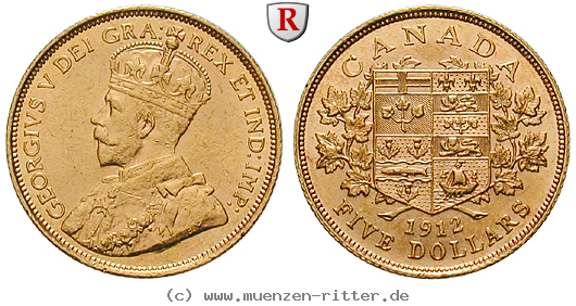 Klicken Sie auf das Bild um es auf Ihrem Rechner zu speichern kanada-george-v-5-dollars/29143.jpg