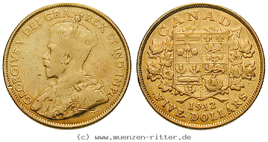 Klicken Sie auf das Bild um es auf Ihrem Rechner zu speichern kanada-george-v-5-dollars/49714.jpg