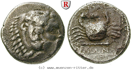 Klicken Sie auf das Bild um es auf Ihrem Rechner zu speichern karien--inseln-tetradrachme/57269.jpg