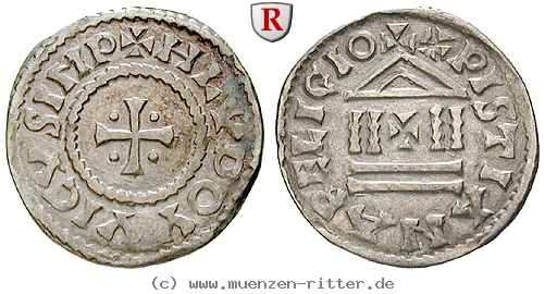 Klicken Sie auf das Bild um es auf Ihrem Rechner zu speichern karolinger-ludwig-der-fromme-denar/82329.jpg