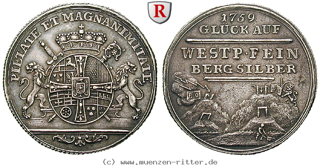 Klicken Sie auf das Bild um es auf Ihrem Rechner zu speichern koeln-bistum-clemens-august-von-bayern-1-4-reichstaler/81104.jpg