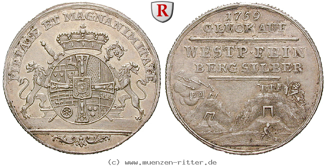 Klicken Sie auf das Bild um es auf Ihrem Rechner zu speichern koeln-bistum-clemens-august-von-bayern-1-4-taler/20570.jpg