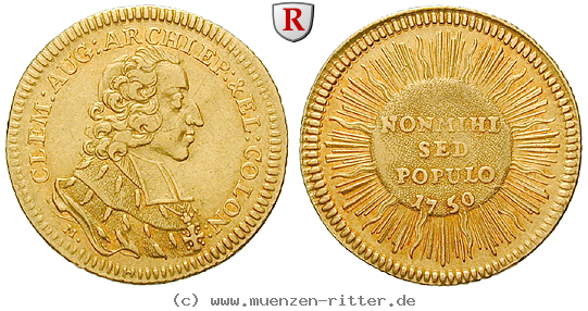 Klicken Sie auf das Bild um es auf Ihrem Rechner zu speichern koeln-bistum-clemens-august-von-bayern-dukat/67037.jpg
