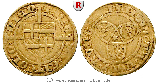 Klicken Sie auf das Bild um es auf Ihrem Rechner zu speichern koeln-bistum-dietrich-ii-von-moers-goldgulden/61528.jpg