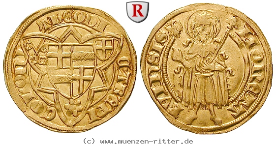 Klicken Sie auf das Bild um es auf Ihrem Rechner zu speichern koeln-bistum-dietrich-ii-von-moers-goldgulden/75385.jpg