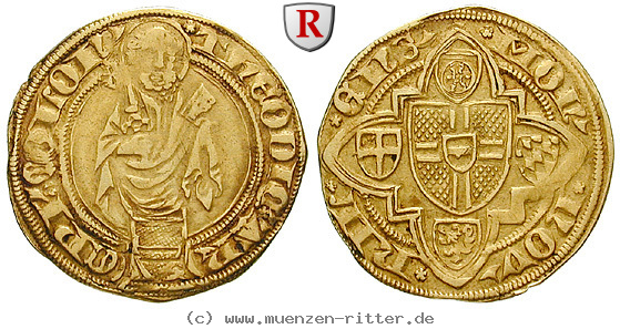 Klicken Sie auf das Bild um es auf Ihrem Rechner zu speichern koeln-bistum-dietrich-ii-von-moers-goldgulden/89499.jpg