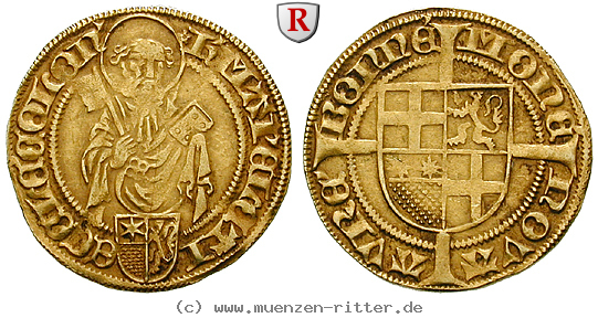 Klicken Sie auf das Bild um es auf Ihrem Rechner zu speichern koeln-bistum-hermann-iv-von-hessen-goldgulden/101790.jpg