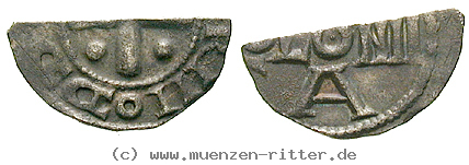 Klicken Sie auf das Bild um es auf Ihrem Rechner zu speichern koeln-bistum-otto-ii-otto-iii-denar/41243.jpg
