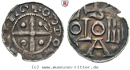 Klicken Sie auf das Bild um es auf Ihrem Rechner zu speichern koeln-bistum-otto-ii-otto-iii-denar/82184.jpg