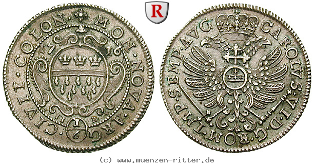 Klicken Sie auf das Bild um es auf Ihrem Rechner zu speichern koeln-reichsstadt-1-6-taler/58123.jpg
