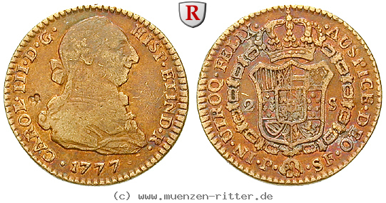 Klicken Sie auf das Bild um es auf Ihrem Rechner zu speichern kolumbien-carlos-iii-2-escudos/42543.jpg