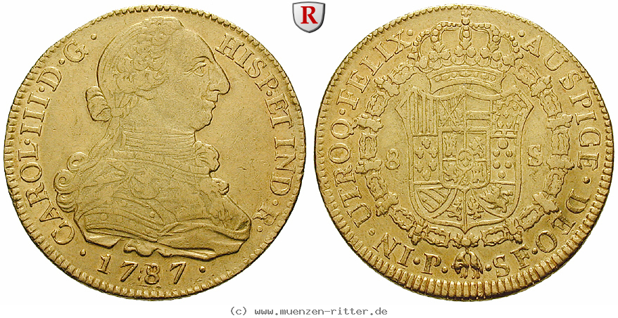 Klicken Sie auf das Bild um es auf Ihrem Rechner zu speichern kolumbien-carlos-iii-8-escudos/54721.jpg