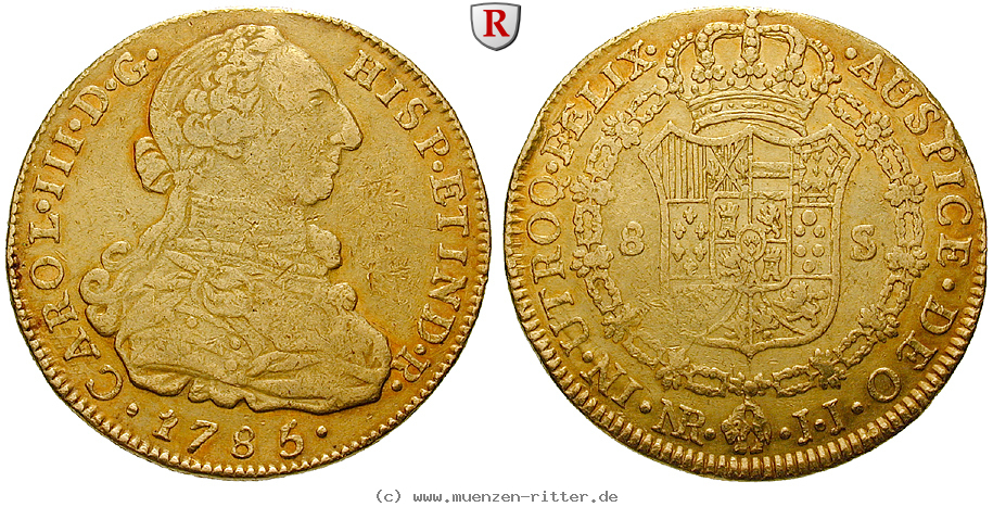 Klicken Sie auf das Bild um es auf Ihrem Rechner zu speichern kolumbien-carlos-iii-8-escudos/73065.jpg