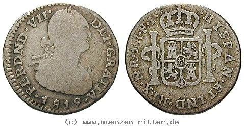 Klicken Sie auf das Bild um es auf Ihrem Rechner zu speichern kolumbien-ferdinand-vii-real/13292.jpg