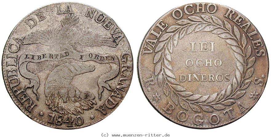 Klicken Sie auf das Bild um es auf Ihrem Rechner zu speichern kolumbien-neugranada-8-reales/13417.jpg