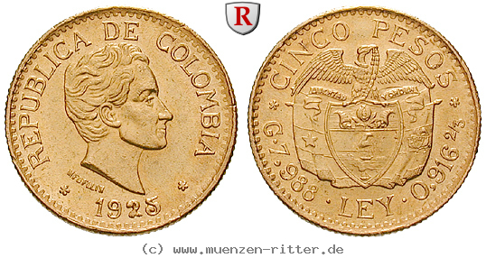 Klicken Sie auf das Bild um es auf Ihrem Rechner zu speichern kolumbien-republik-5-pesos/29186.jpg