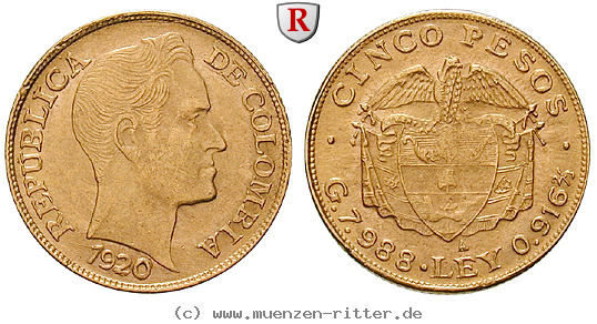 Klicken Sie auf das Bild um es auf Ihrem Rechner zu speichern kolumbien-republik-5-pesos/63337.jpg