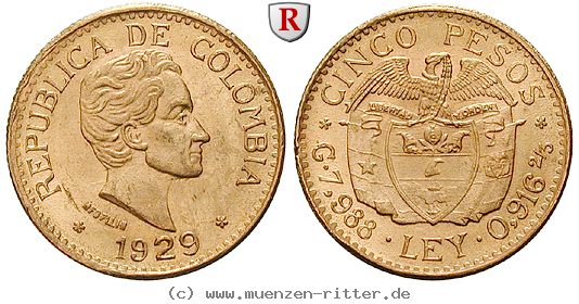 Klicken Sie auf das Bild um es auf Ihrem Rechner zu speichern kolumbien-republik-5-pesos/69448.jpg