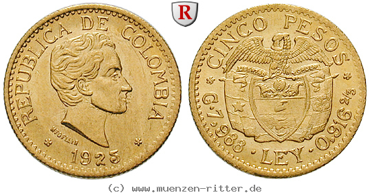 Klicken Sie auf das Bild um es auf Ihrem Rechner zu speichern kolumbien-republik-5-pesos/88620.jpg