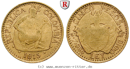 Klicken Sie auf das Bild um es auf Ihrem Rechner zu speichern kolumbien-republik-5-pesos/92689.jpg