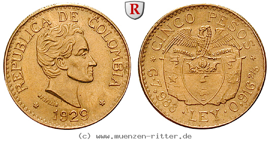 Klicken Sie auf das Bild um es auf Ihrem Rechner zu speichern kolumbien-republik-5-pesos/96887.jpg