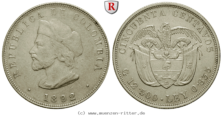 Klicken Sie auf das Bild um es auf Ihrem Rechner zu speichern kolumbien-republik-50-centavos/56895.jpg